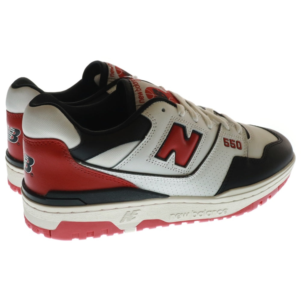 New Balance(ニューバランス) BB550HR1 ローカットスニーカー US11/29.0cm ホワイト/レッド