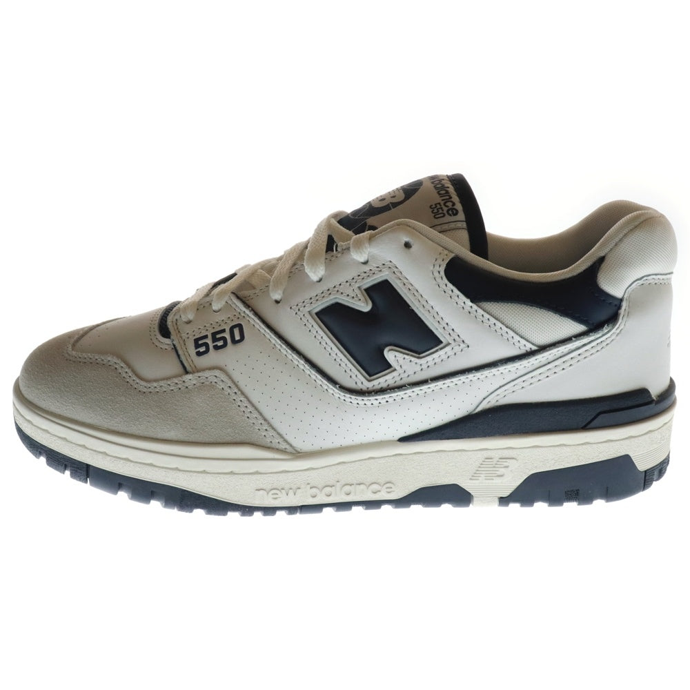 New Balance(ニューバランス) BB550WA1 ローカットスニーカー US11/29.0cm ホワイト/ネイビー