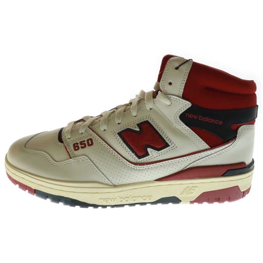 New Balance(ニューバランス) BB550LA1 ハイカットスニーカー US11/29.0cm ホワイト/レッド