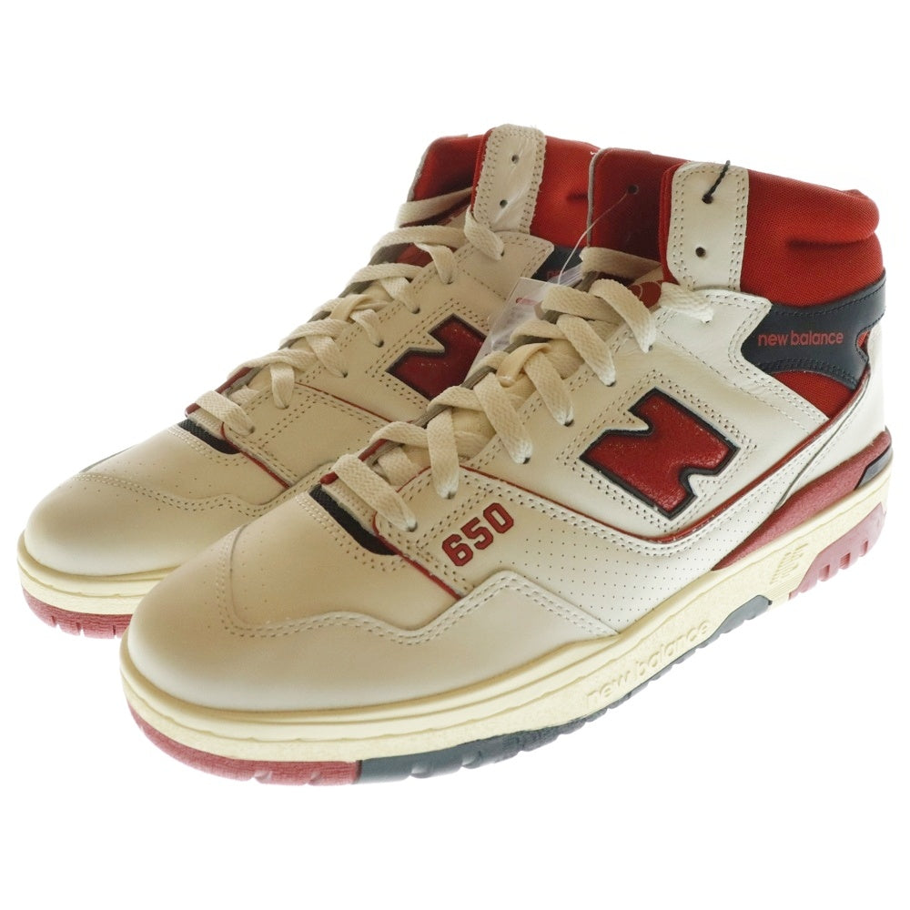 New Balance(ニューバランス) BB550LA1 ハイカットスニーカー US11/29.0cm ホワイト/レッド
