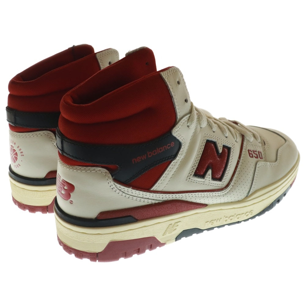 New Balance(ニューバランス) BB550LA1 ハイカットスニーカー US11/29.0cm ホワイト/レッド