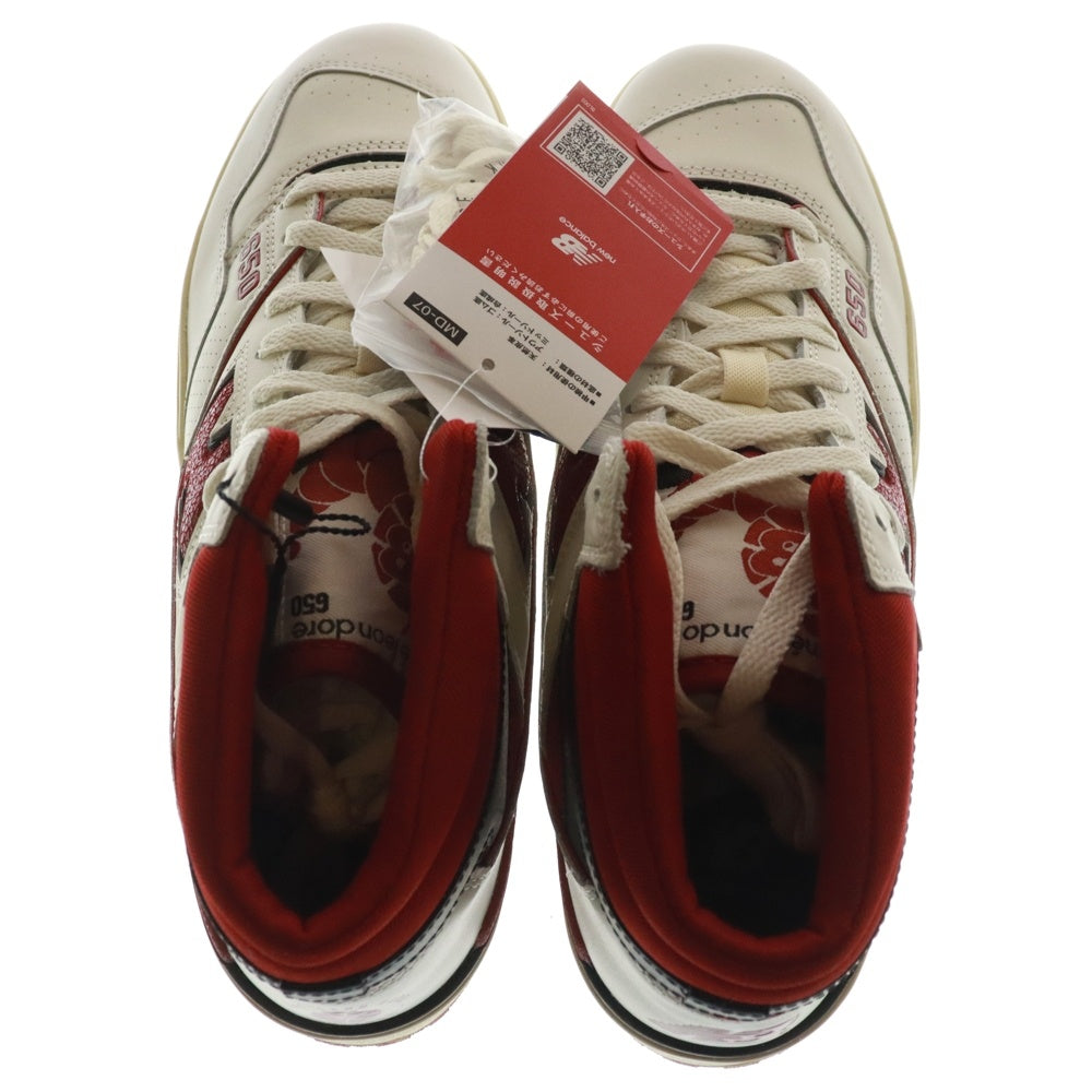 New Balance(ニューバランス) BB550LA1 ハイカットスニーカー US11/29.0cm ホワイト/レッド