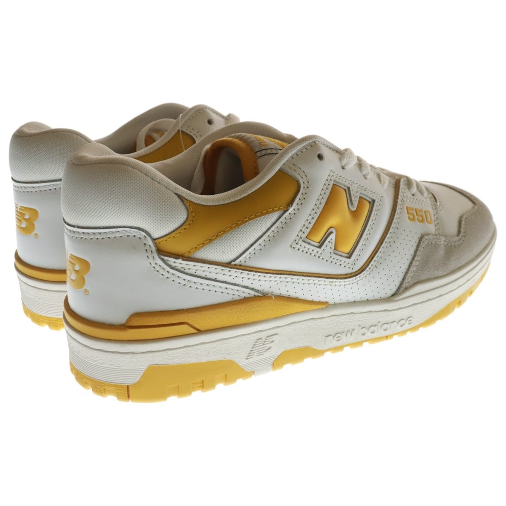 New Balance(ニューバランス) BB550LA1 ローカットスニーカー US11/29.0cm ホワイト/イエロー