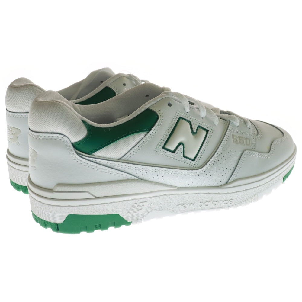 New Balance(ニューバランス) BB550SWB ローカットトスニーカー US11/29.0cm ホワイト/グリーン