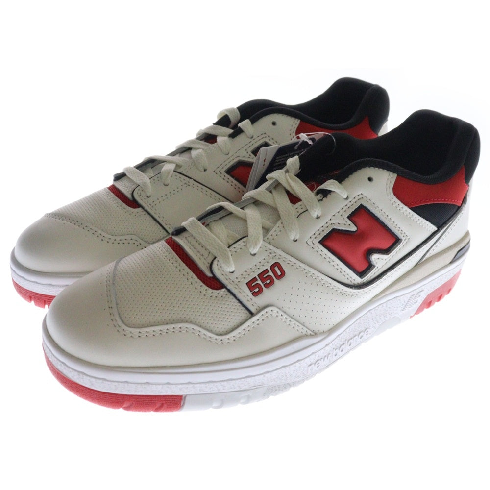 New Balance(ニューバランス) BB550VTB ローカットトスニーカー US11/29.0cm ホワイト/レッド