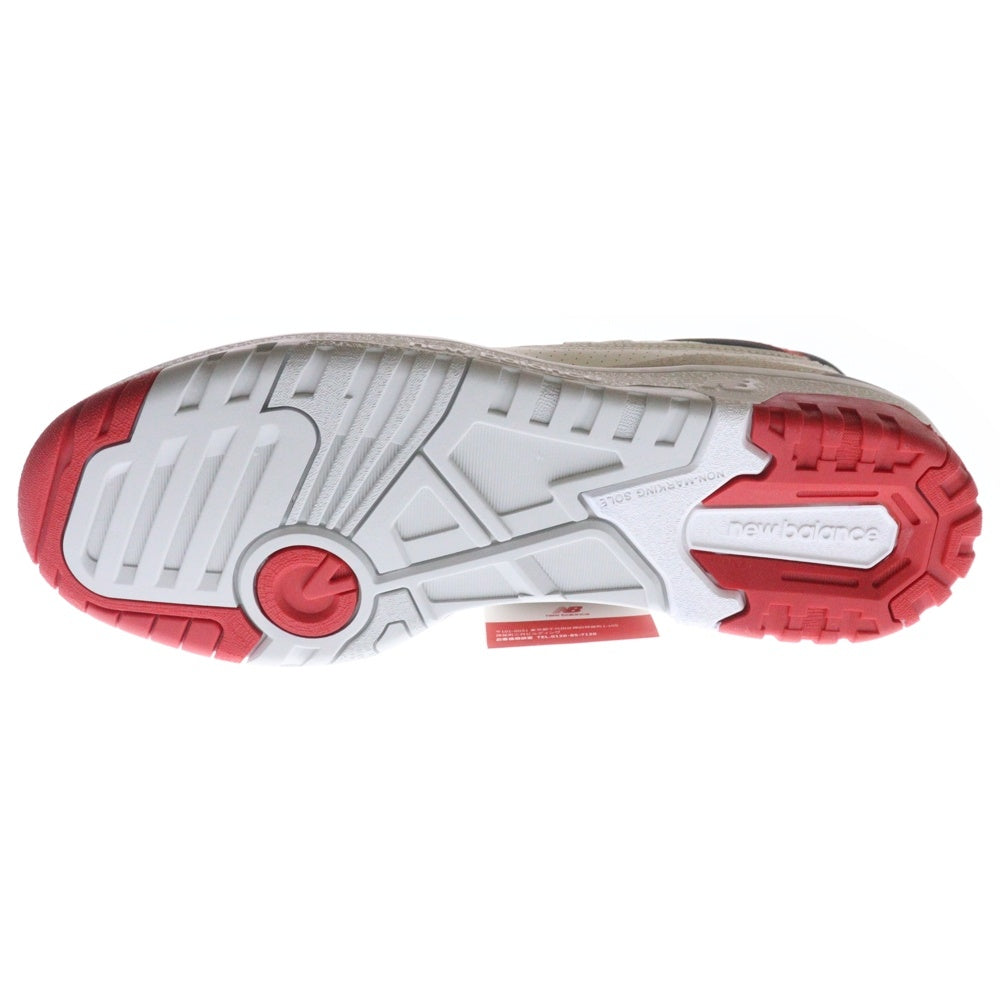 New Balance(ニューバランス) BB550VTB ローカットトスニーカー US11/29.0cm ホワイト/レッド