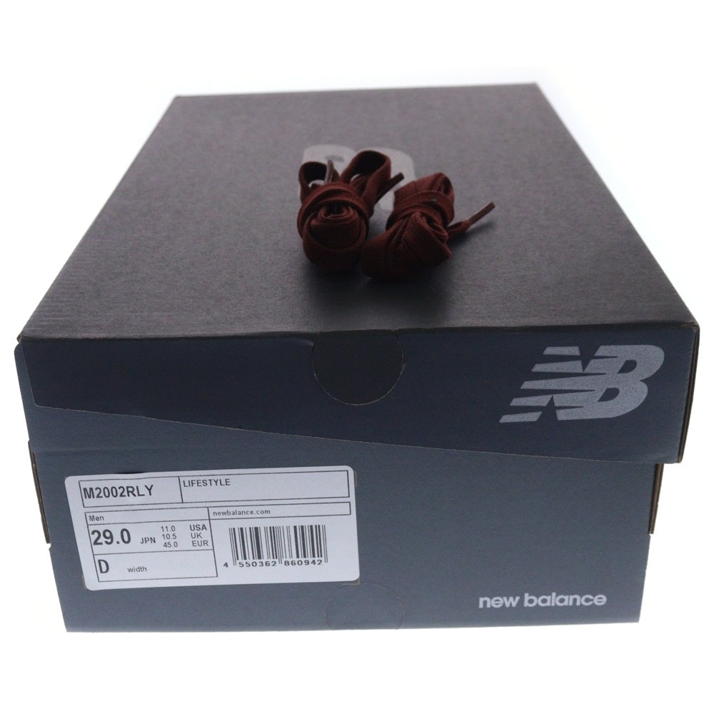 New Balance(ニューバランス) M2002RLY ローカットスニーカー US11/29.0cm ブラウン
