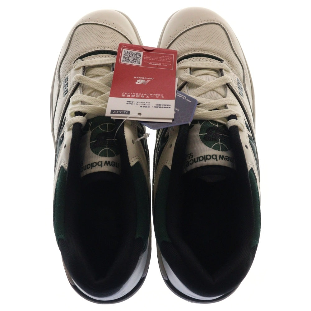New Balance(ニューバランス) BB550VTC ローカットスニーカー US11/29cm ホワイト/グリーン