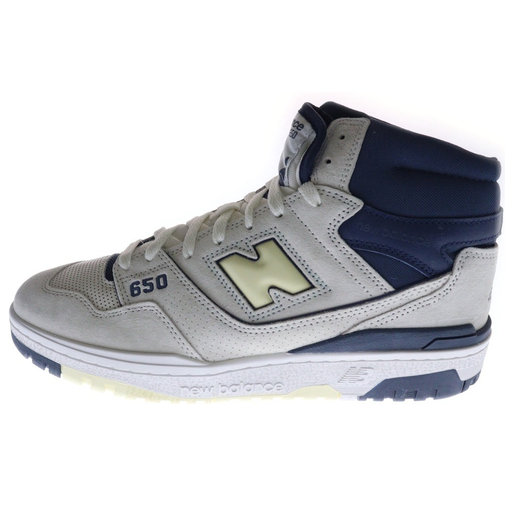 New Balance(ニューバランス) BB650RVN ハイカットスニーカー US11/29cm ホワイト/ネイビー