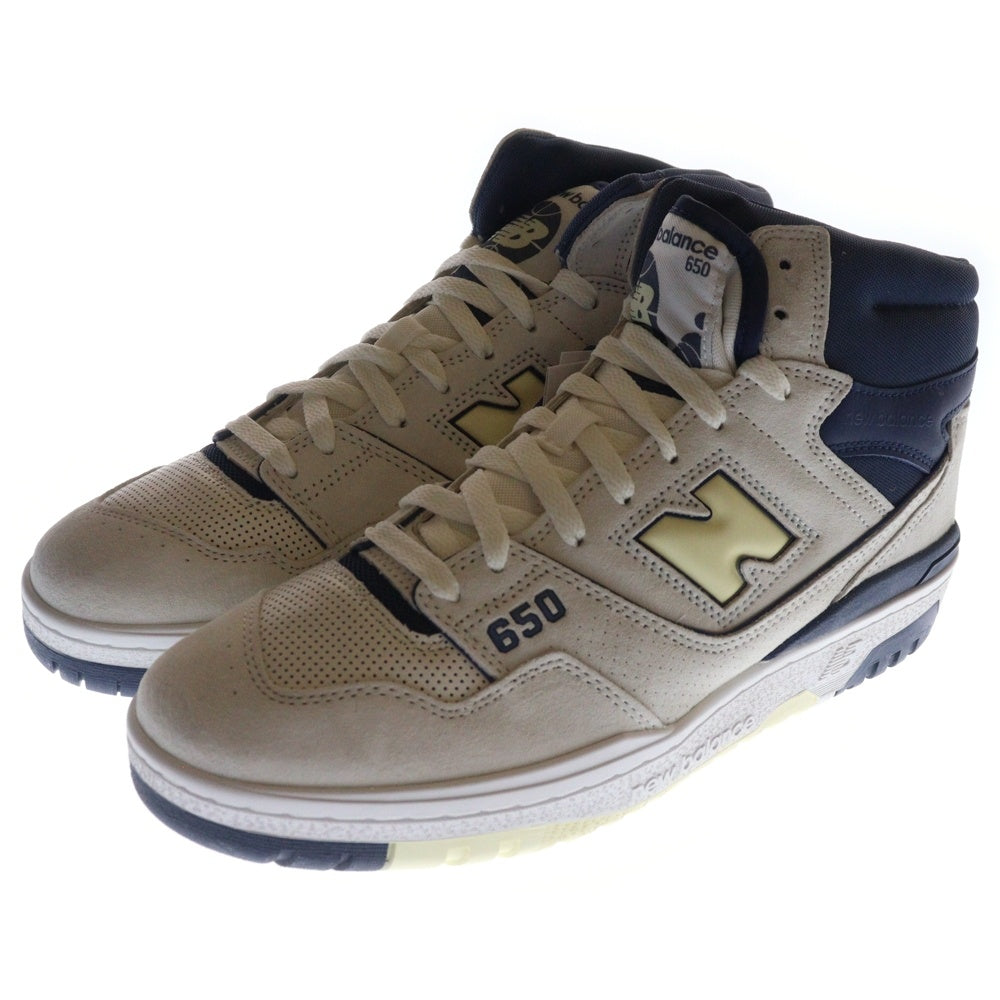 New Balance(ニューバランス) BB650RVN ハイカットスニーカー US11/29cm ホワイト/ネイビー