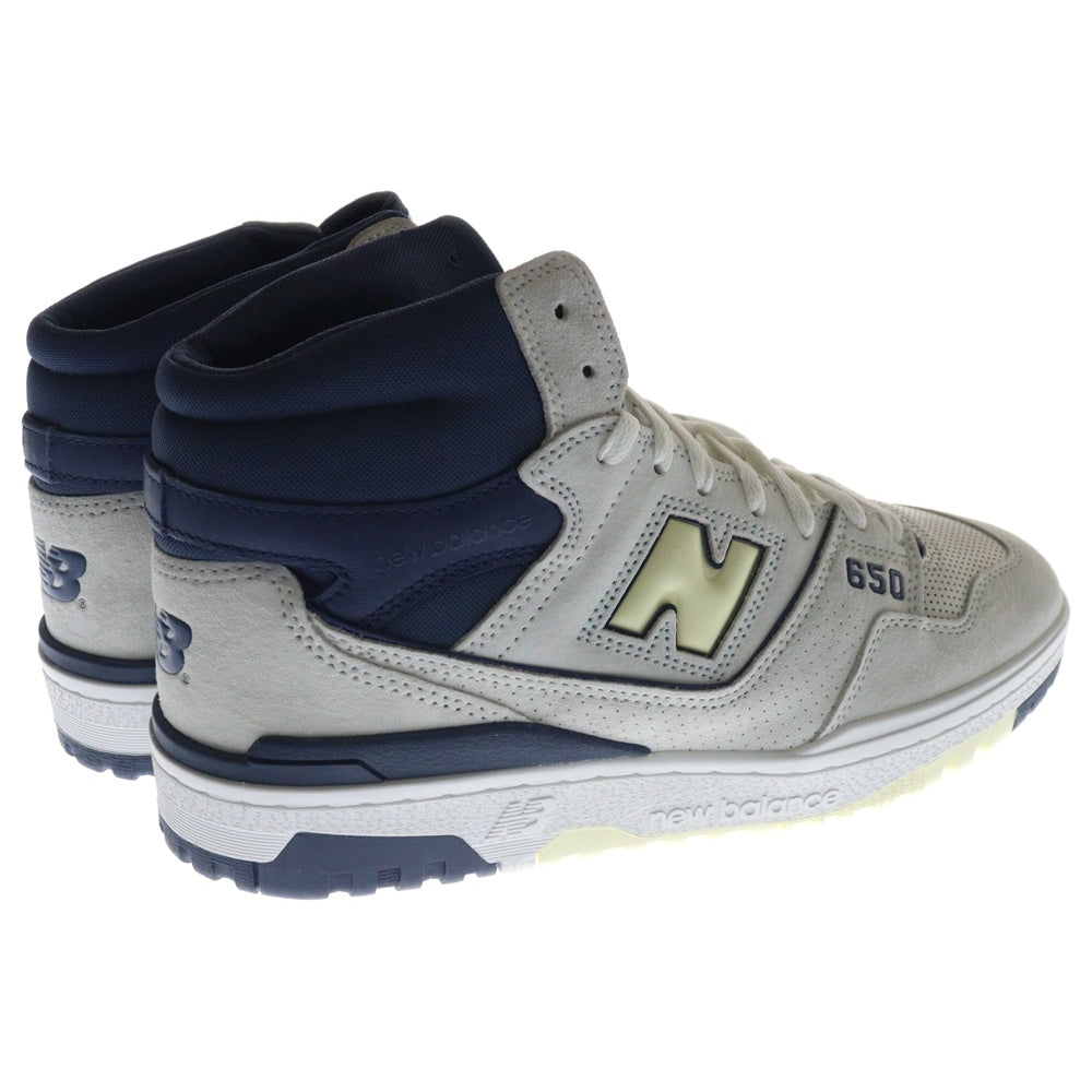 New Balance(ニューバランス) BB650RVN ハイカットスニーカー US11/29cm ホワイト/ネイビー
