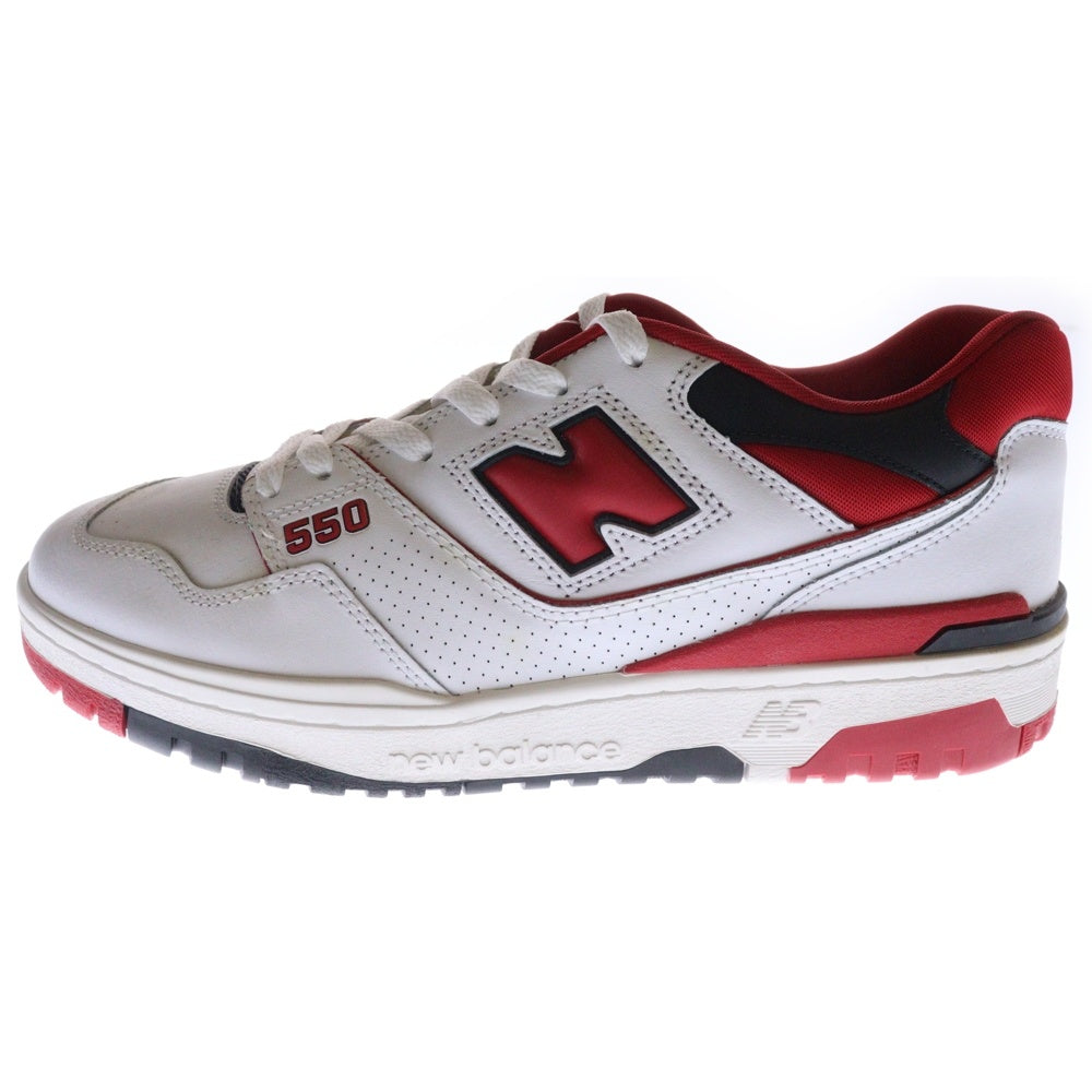 New Balance(ニューバランス) BB550SR1 ローカットスニーカー US11/29cm ホワイト/レッド