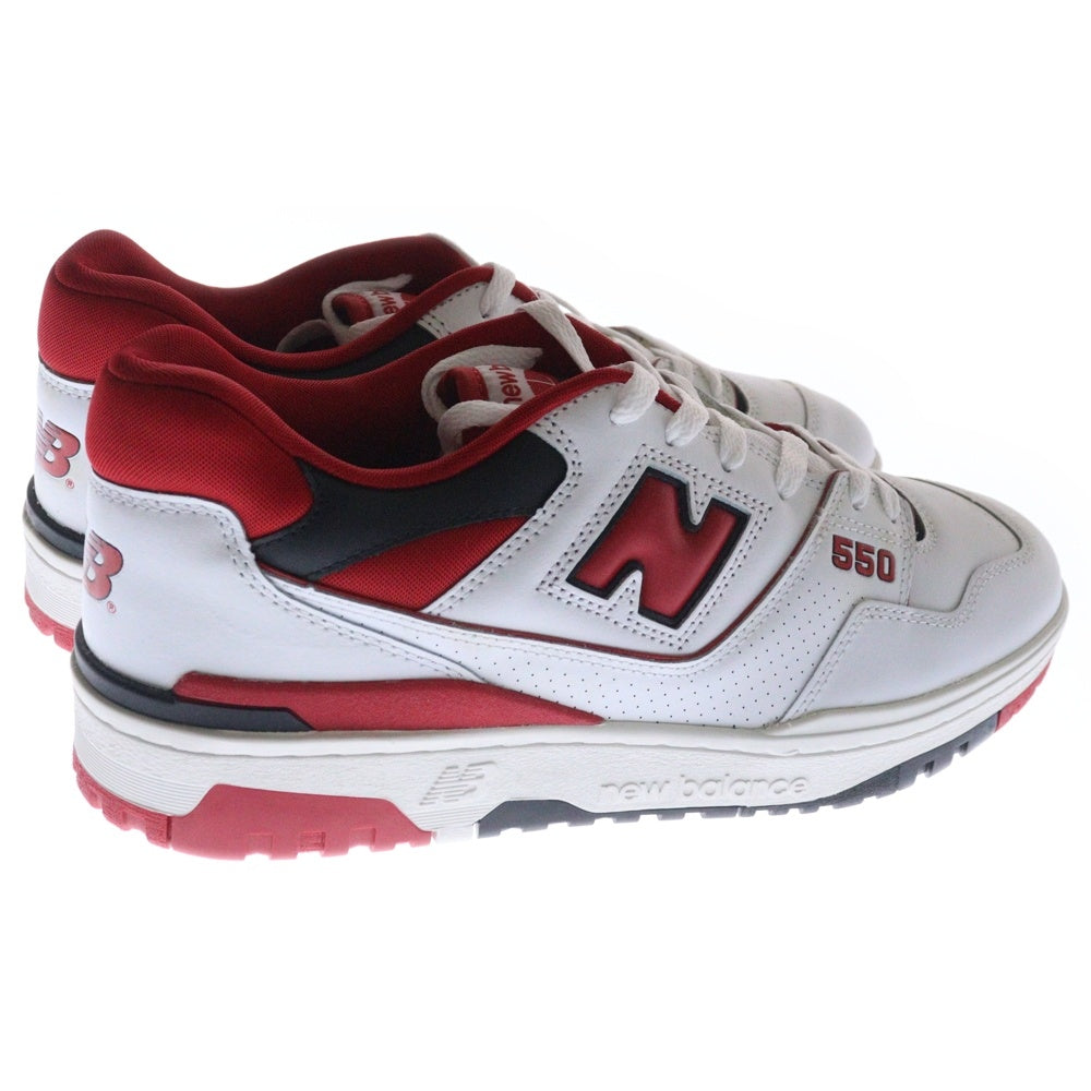 New Balance(ニューバランス) BB550SR1 ローカットスニーカー US11/29cm ホワイト/レッド