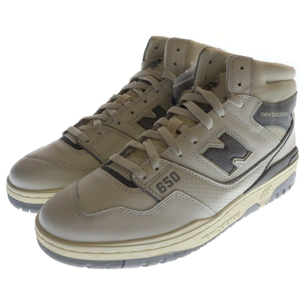 New Balance(ニューバランス) ×Aime Leon Dore 650R Gray BB650RA1 エメ レオン ドレ ハイカットスニーカー US11/29.0cm グレー