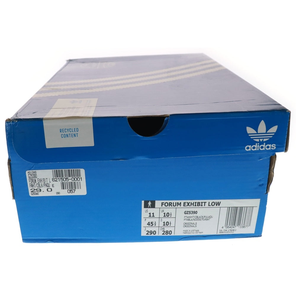 adidas(アディダス) FORUM EXHIBIT LOW フォーラム イグシビット ローカットスニーカー GZ5390 US11/29.0cm ホワイト/ブルー