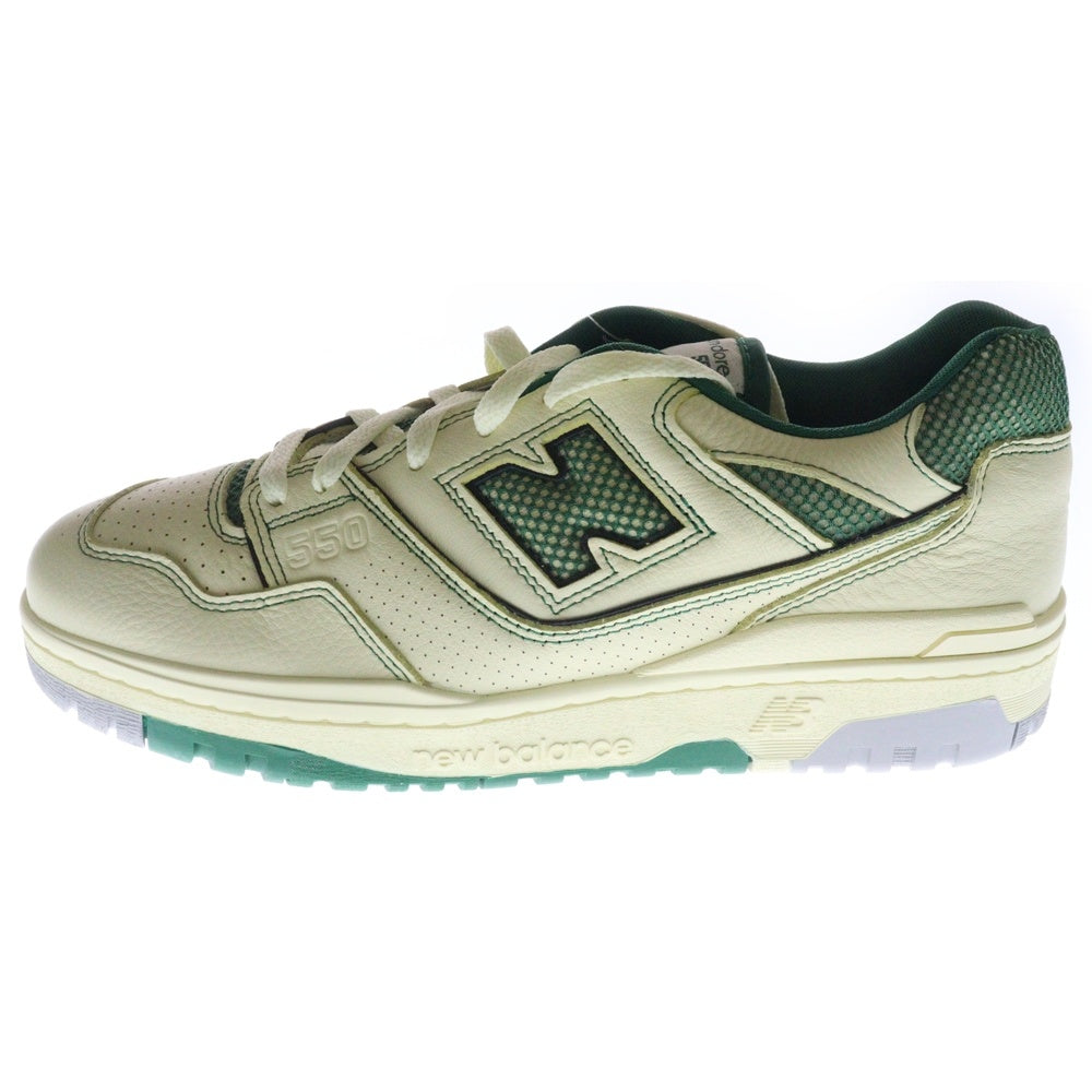 New Balance(ニューバランス) ×Aime Leon Dore BB550 AY1 エメレオンドレ バスケットボールシューズ ローカットスニーカー イエロー/グリーン US11/29.0cm BB550AY1