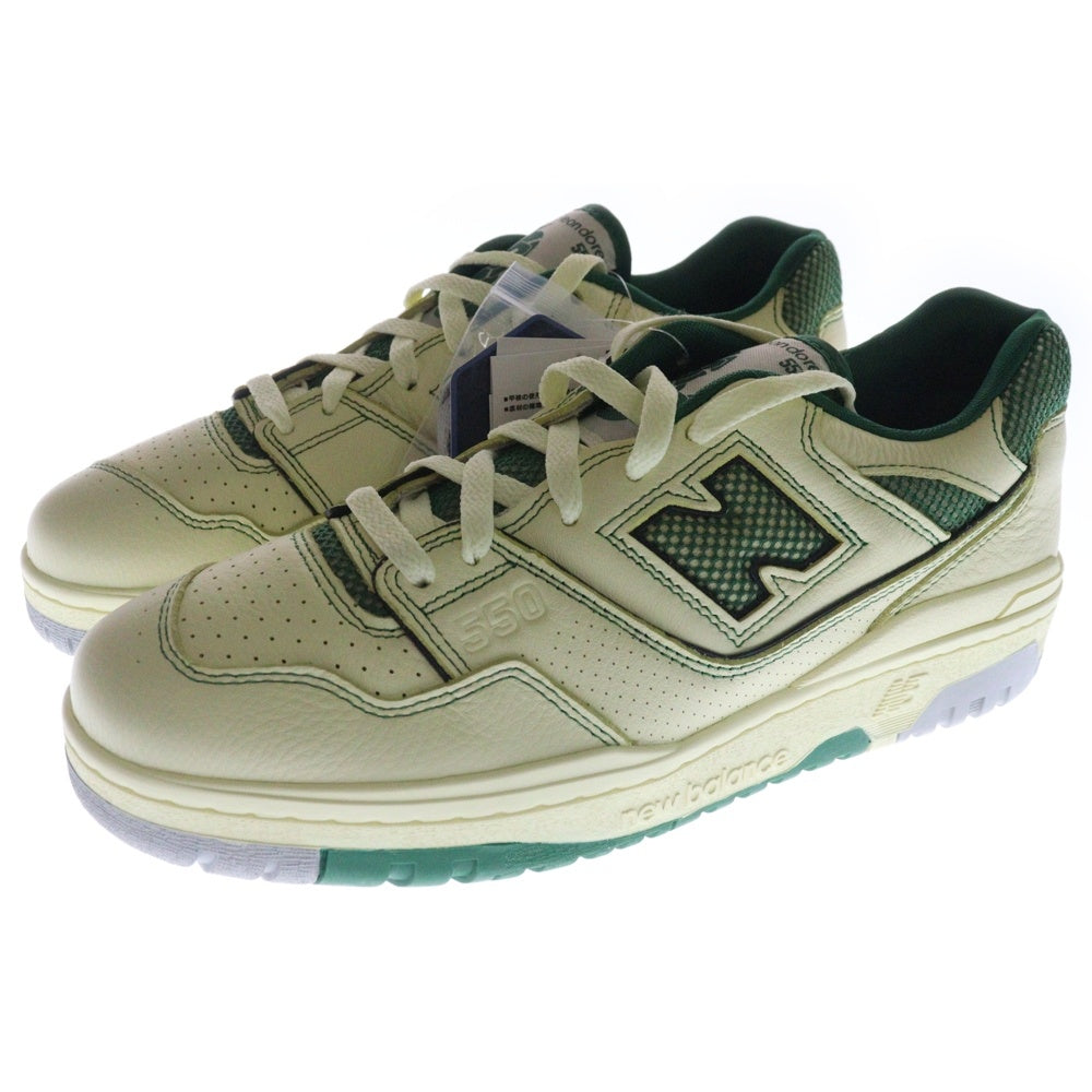 New Balance(ニューバランス) ×Aime Leon Dore BB550 AY1 エメレオンドレ バスケットボールシューズ ローカットスニーカー イエロー/グリーン US11/29.0cm BB550AY1
