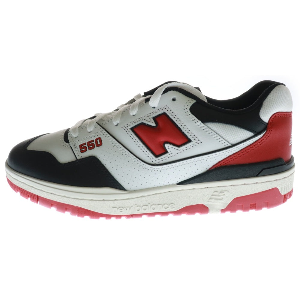 New Balance(ニューバランス) BB550HR1 ローカットスニーカー US29.0cm ホワイト/レッド