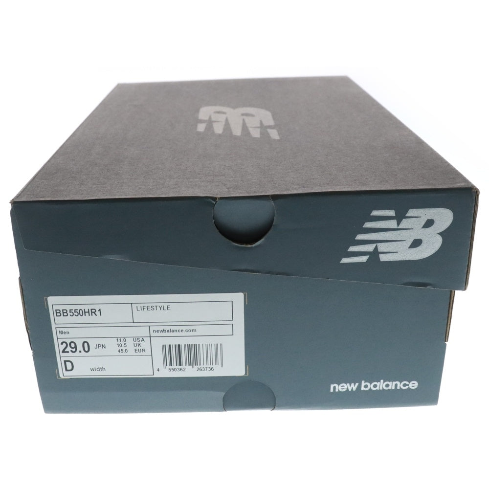 New Balance(ニューバランス) BB550HR1 ローカットスニーカー US29.0cm ホワイト/レッド