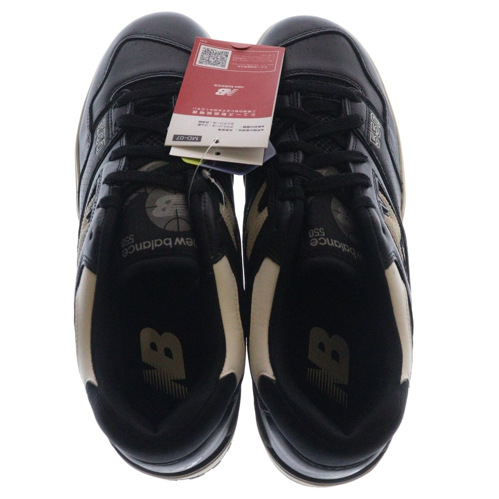 New Balance(ニューバランス) BB550LBW ローカットスニーカー US29.0cm ブラック