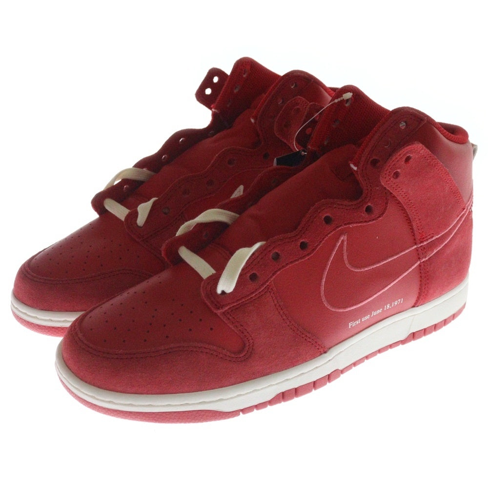NIKE(ナイキ) DUNK HIGH SE FIRST USE UNIVERSITY RED ダンク ユニバーシティ ハイカットスニーカー DH0960-600 US11/29.0cm レッド