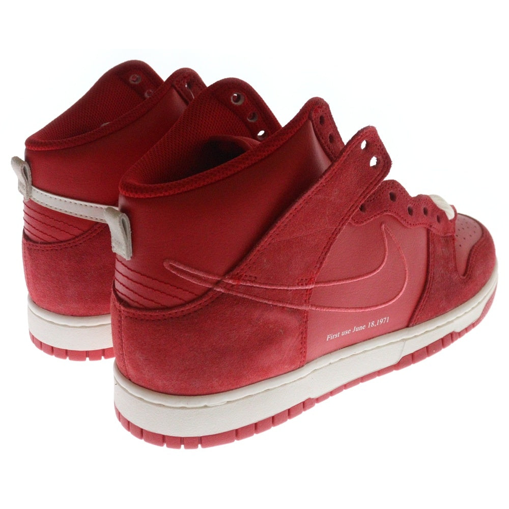 NIKE(ナイキ) DUNK HIGH SE FIRST USE UNIVERSITY RED ダンク ユニバーシティ ハイカットスニーカー DH0960-600 US11/29.0cm レッド