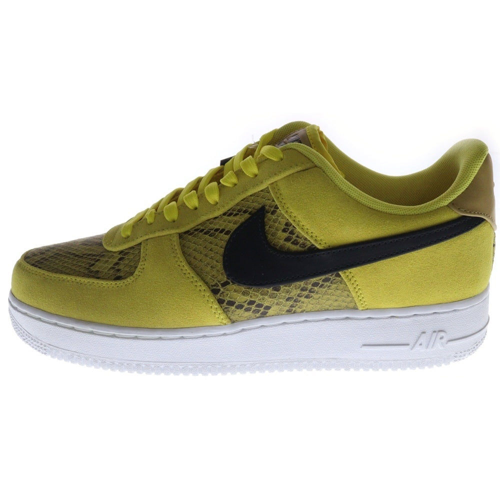 NIKE(ナイキ) AIR FORCE 1 LOW 07 SNAKESKIN YELLOW エアフォース1 スネークスキン イエロー ローカットスニーカー BQ4424-700 イエロー US11/29.0cm