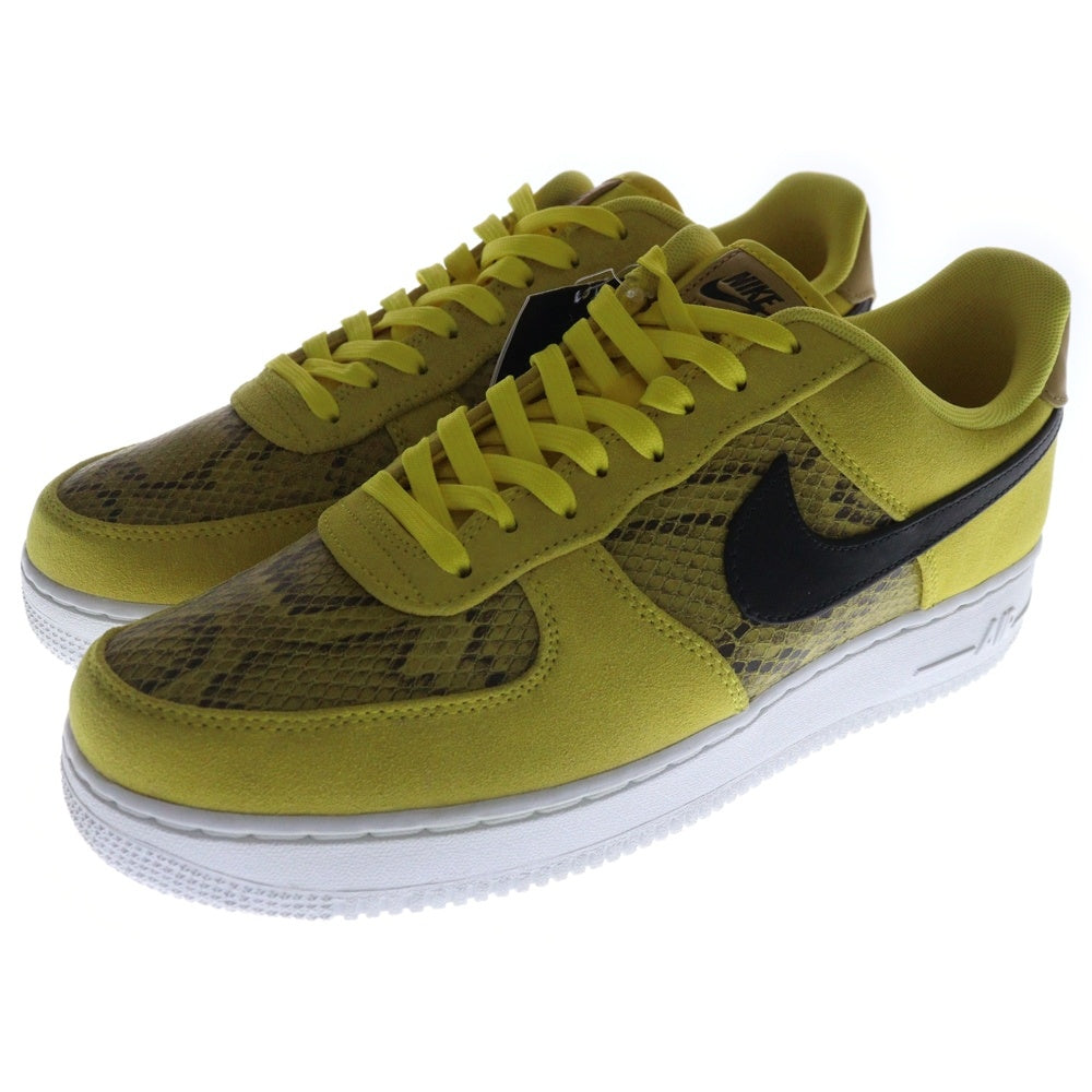 NIKE(ナイキ) AIR FORCE 1 LOW 07 SNAKESKIN YELLOW エアフォース1 スネークスキン イエロー ローカットスニーカー BQ4424-700 イエロー US11/29.0cm