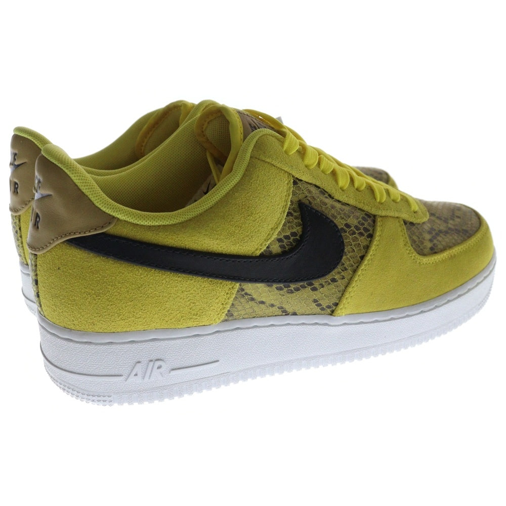 NIKE(ナイキ) AIR FORCE 1 LOW 07 SNAKESKIN YELLOW エアフォース1 スネークスキン イエロー ローカットスニーカー BQ4424-700 イエロー US11/29.0cm