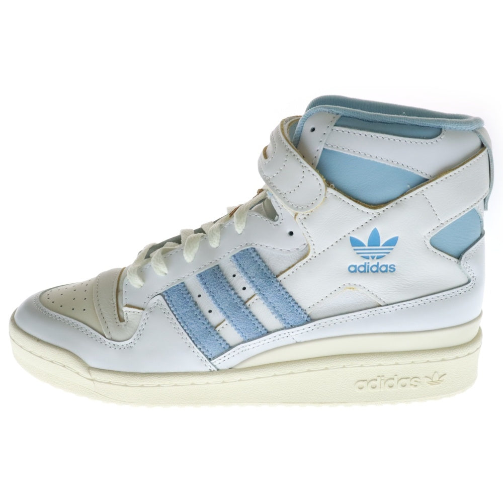 adidas(アディダス) FORUM HIGH フォーラム ハイカットスニーカー GW5924 US11/29.0cm ホワイト/ブルー