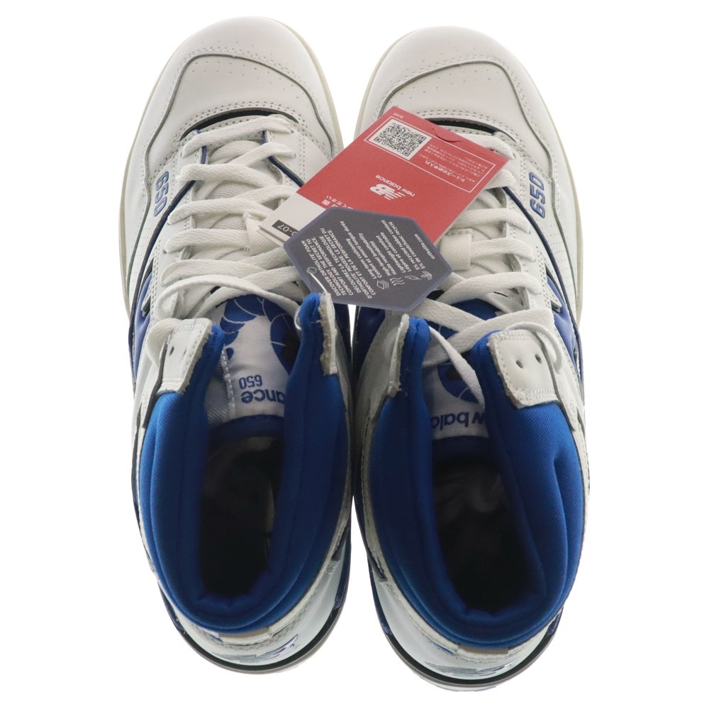 New Balance(ニューバランス) BB650RWN ハイカットスニーカー US11/29.0cm ホワイト/ブルー