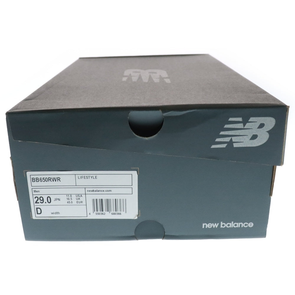 New Balance(ニューバランス) BB650RWR ハイカットスニーカー US11/29.0cm ホワイト/レッド
