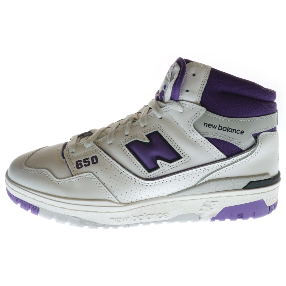New Balance(ニューバランス) BB650RCF ハイカットスニーカー US11/29.0cm ホワイト/パープル
