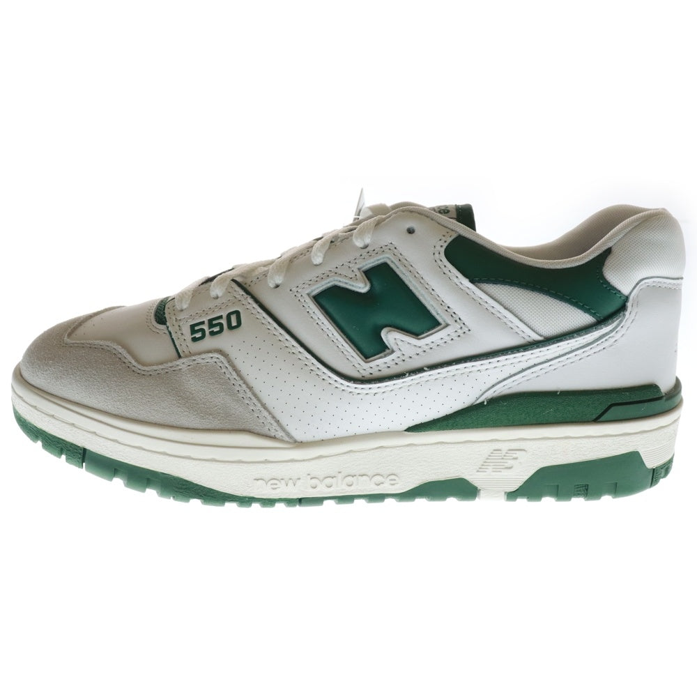 New Balance(ニューバランス) BB550WT1 ローカットスニーカー US11/29.0cm ホワイト/グリーン