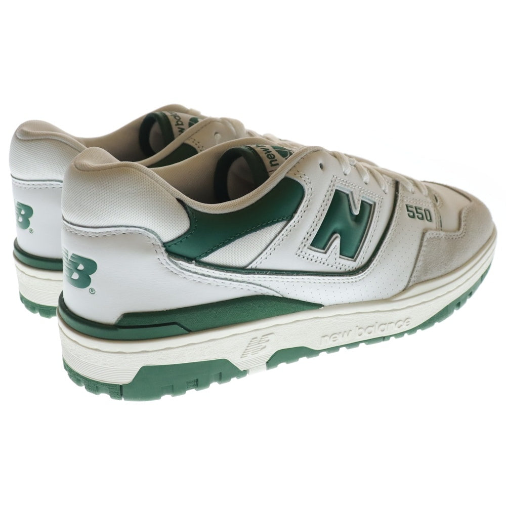 New Balance(ニューバランス) BB550WT1 ローカットスニーカー US11/29.0cm ホワイト/グリーン