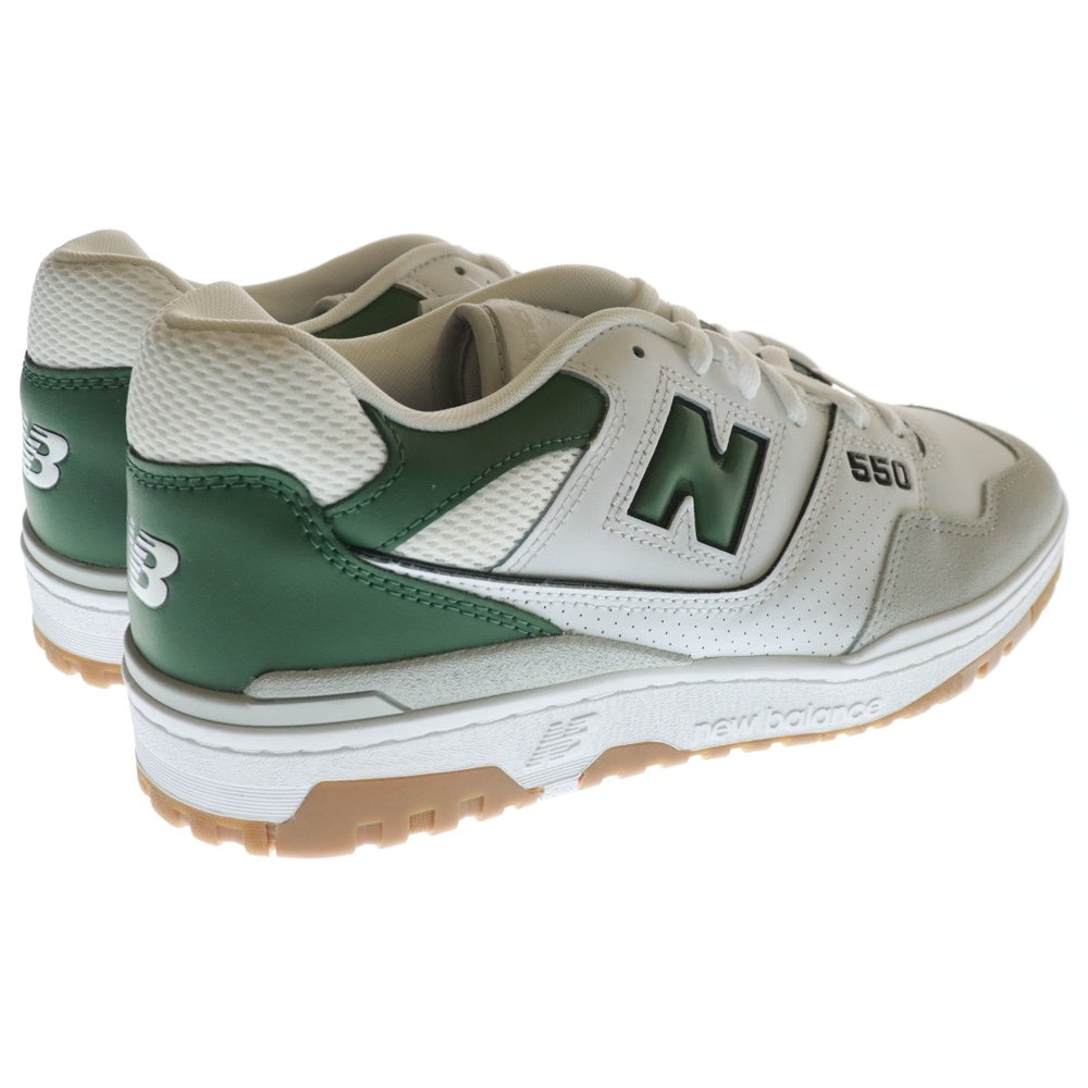 New Balance(ニューバランス) BB550ESB ローカットスニーカー US11/29.0cm ホワイト/グリーン
