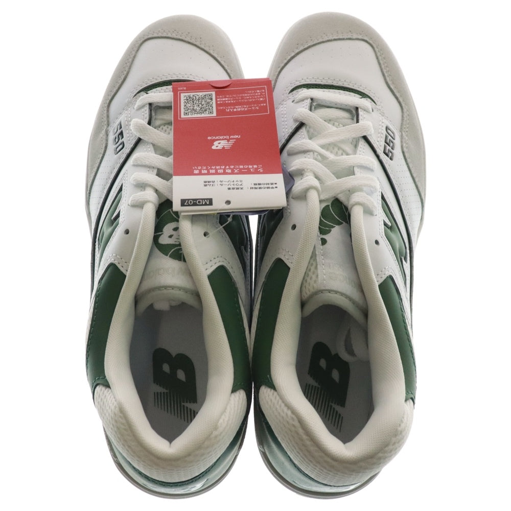 New Balance(ニューバランス) BB550ESB ローカットスニーカー US11/29.0cm ホワイト/グリーン