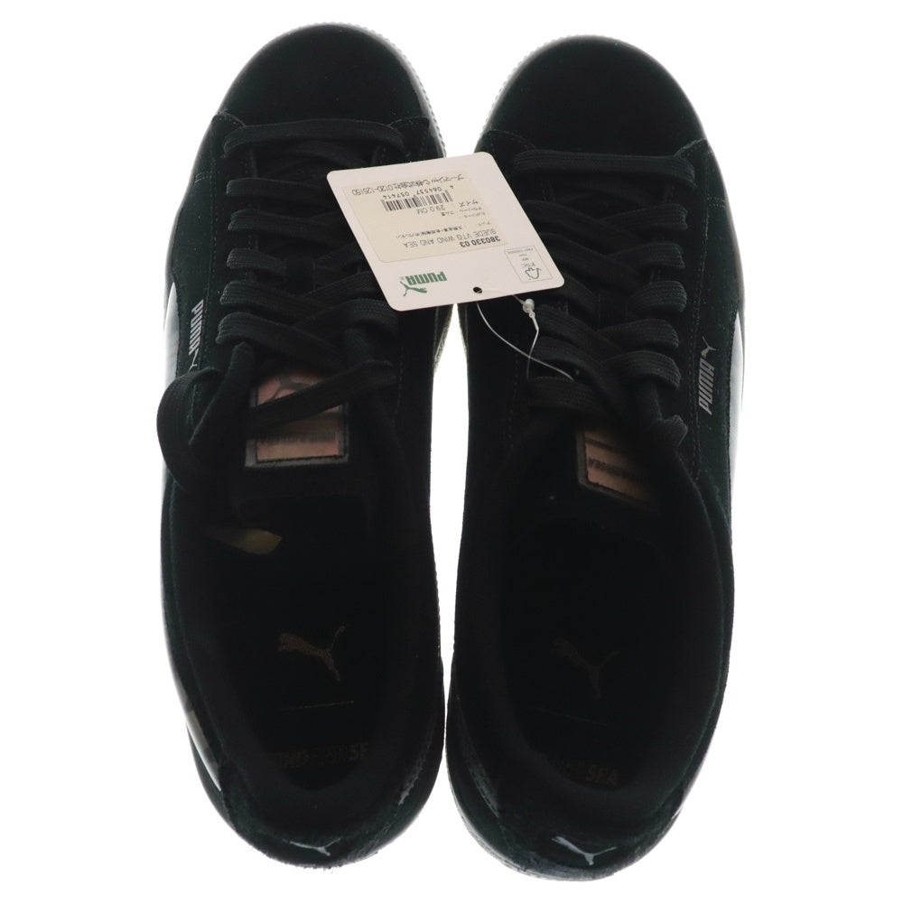 PUMA(プーマ) ×WIND AND SEA SUEDE VTG ×ウィンダンシー スウェード ローカットスニーカー 380330-03 US11/29.0cm ブラック