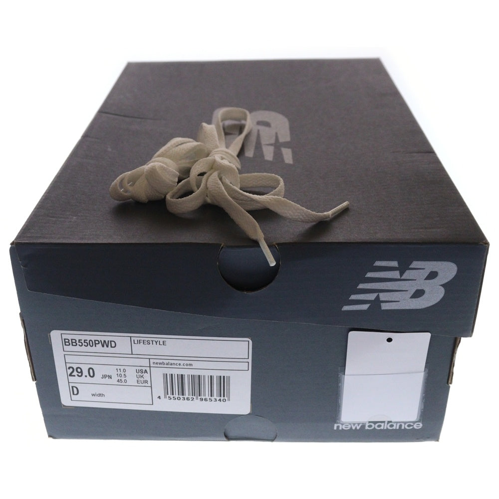 New Balance(ニューバランス) BB550PWD ローカットスニーカー US11/29.0cm ベージュ
