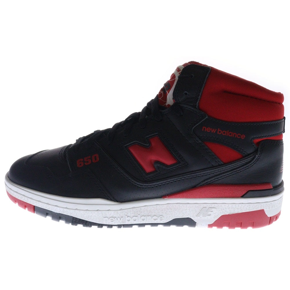 New Balance(ニューバランス) BB650RBR ハイカットスニーカー US11/29.0cm ブラック/レッド