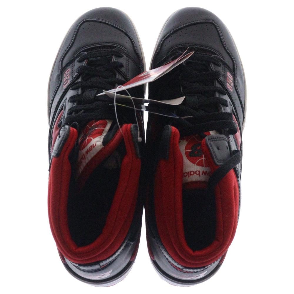 New Balance(ニューバランス) BB650RBR ハイカットスニーカー US11/29.0cm ブラック/レッド