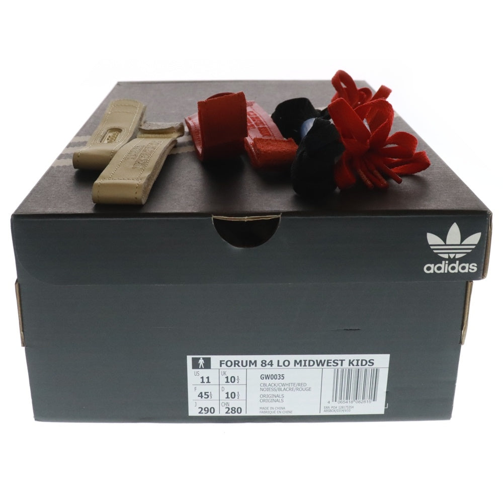 adidas(アディダス) ×MIDWEST KIDS FORUM 84 ×ミッドウェストキッズ フォーラム ローカットスニーカー GW0035 US11/29.0cm ブラック