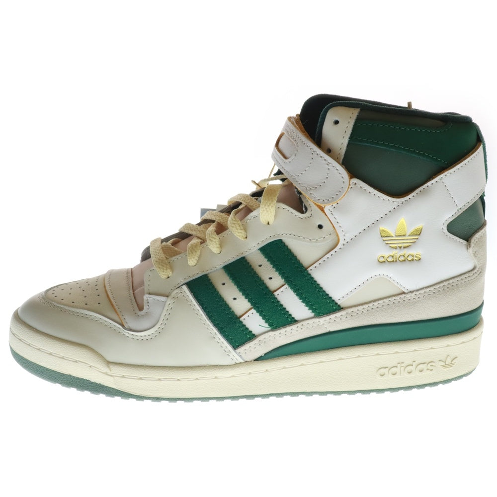 adidas(アディダス) FORUM 84 HI フォーラム ハイカットスニーカー GW4328 US11/29.0cm ベージュ/グリーン