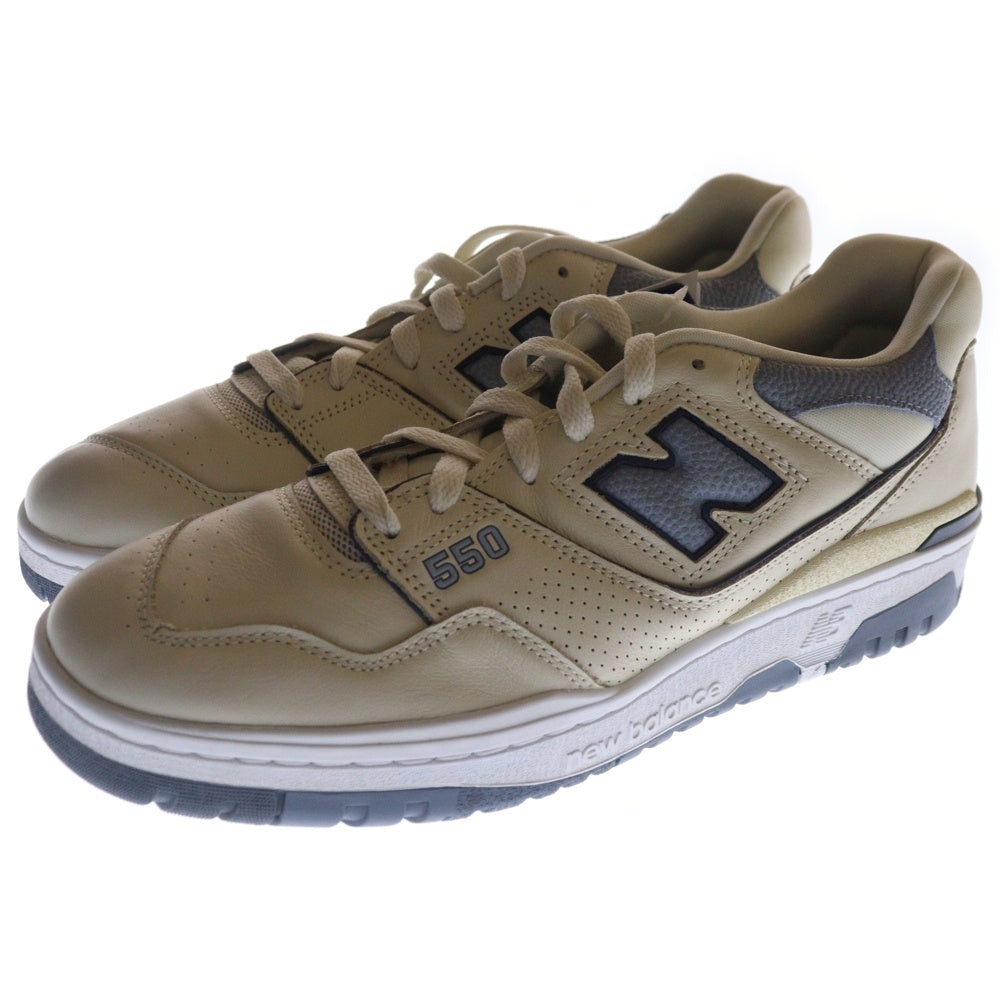 New Balance(ニューバランス) BB550PLA ローカットスニーカー US11/29.0cm ベージュ