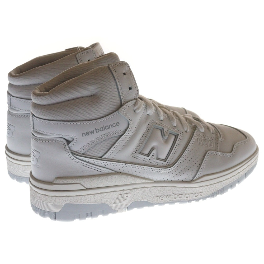 New Balance(ニューバランス) BB650RWW ハイカットスニーカー US11/29.0cm ホワイト
