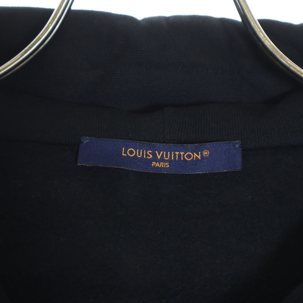 LOUIS VUITTON(ルイヴィトン) 23SS LVジャズロゴパッチジップアップスウェットパーカー RM231M SR1 HOY32W ブラック