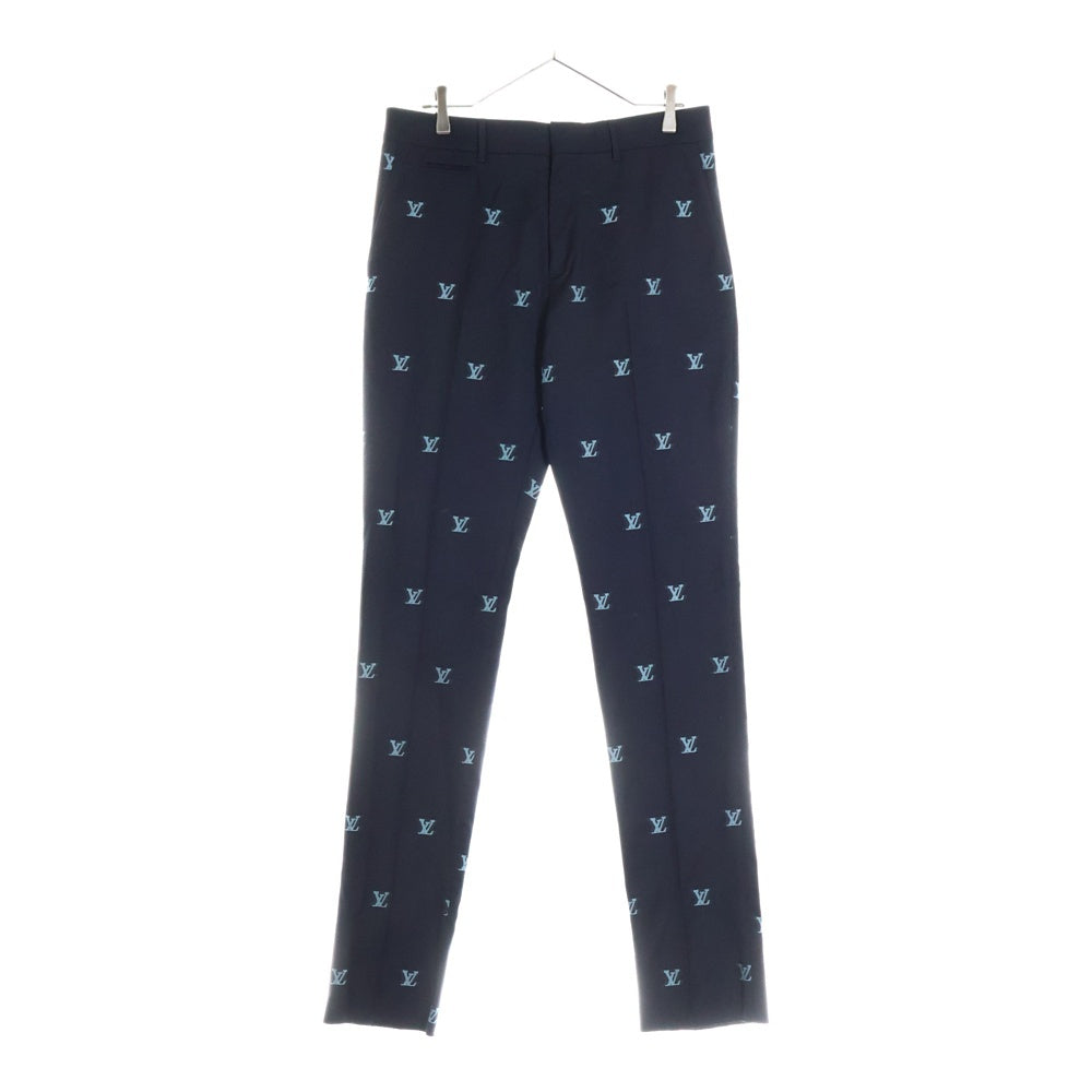 LOUIS VUITTON(ルイヴィトン) 23AW LVロゴジャガードスラックスパンツ RM232F UR8 HPFP9W ネイビー
