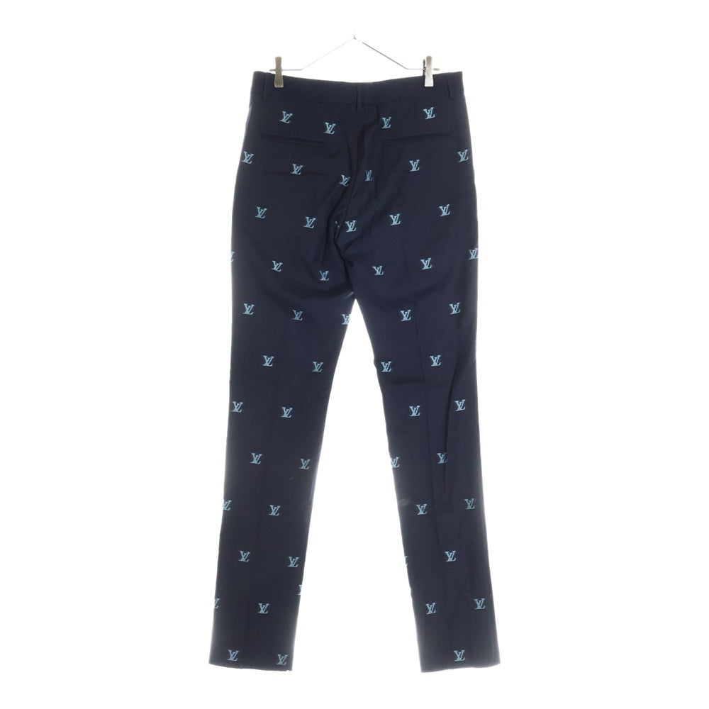LOUIS VUITTON(ルイヴィトン) 23AW LVロゴジャガードスラックスパンツ RM232F UR8 HPFP9W ネイビー