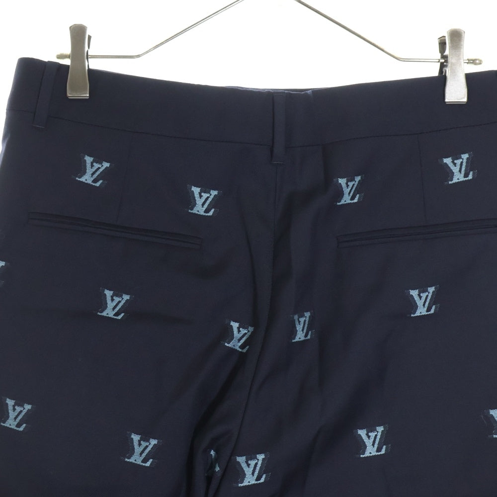 LOUIS VUITTON(ルイヴィトン) 23AW LVロゴジャガードスラックスパンツ RM232F UR8 HPFP9W ネイビー