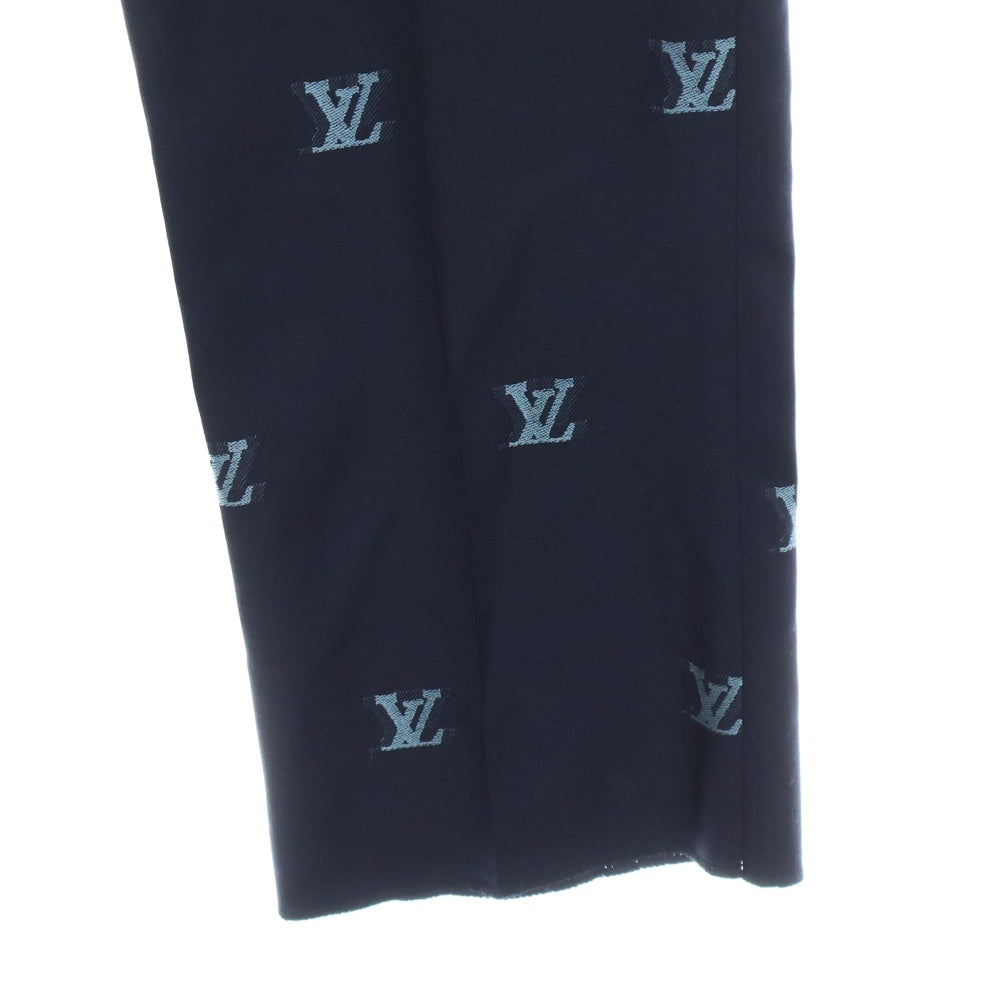 LOUIS VUITTON(ルイヴィトン) 23AW LVロゴジャガードスラックスパンツ RM232F UR8 HPFP9W ネイビー